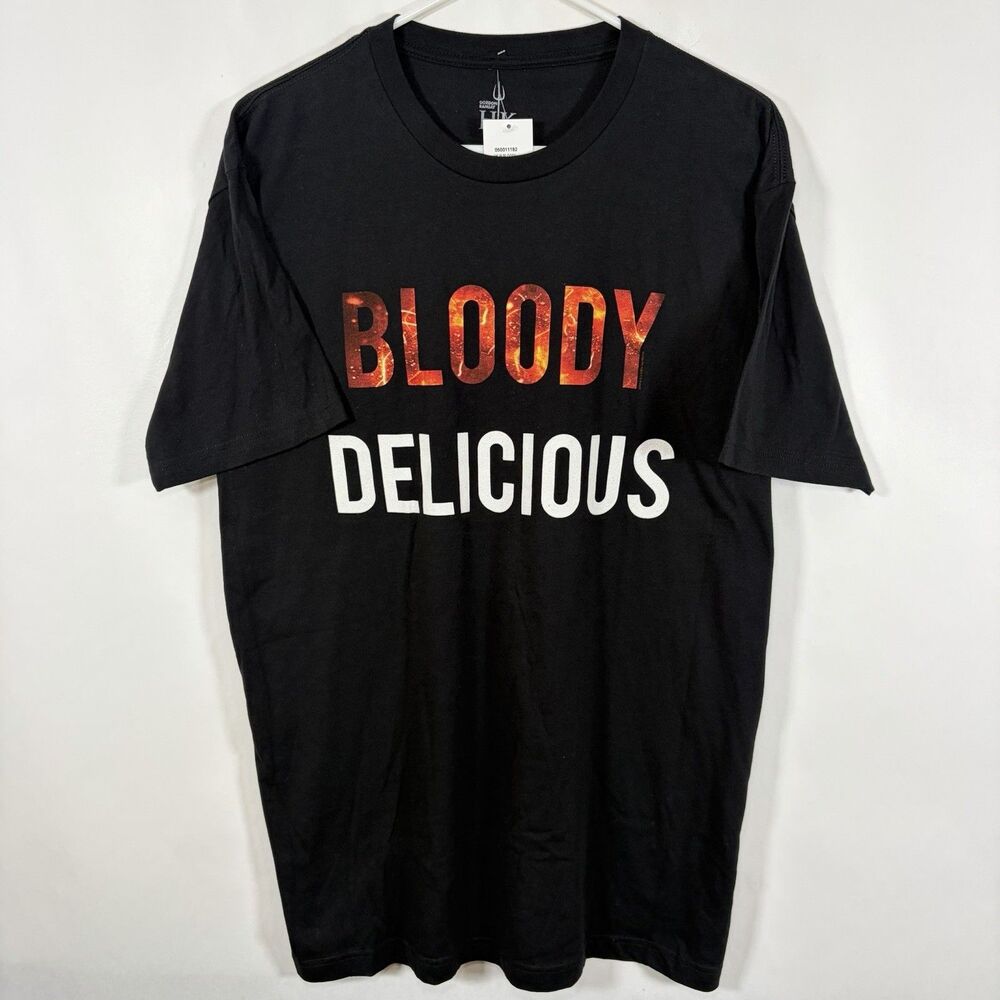 Gordon Ramsay Hell’s Kitchen T-Shirt Adult Size Large Black Caesers Las Vegas